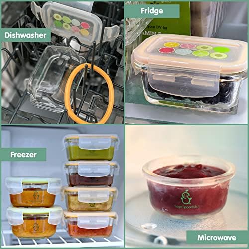 Sage Spoonfuls Glass Baby Food Containers - Image 3