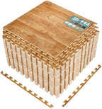 Sorbus Wood Grain Floor Tiles Foam Mat EVA Interlocking Mats Tile 3/8-Inch by Sorbus