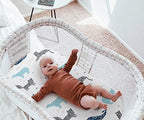 Stretch Fitted Bassinet Sheet Set BROLEX 2 Pack Cradle Sheets - Image 5