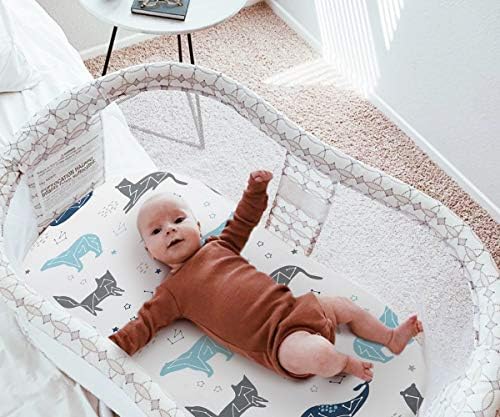 Stretch Fitted Bassinet Sheet Set BROLEX 2 Pack Cradle Sheets - Image 5