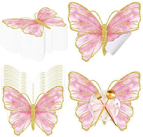 Harloon 50 Pcs Butterfly Paper Placemats by Muasung
