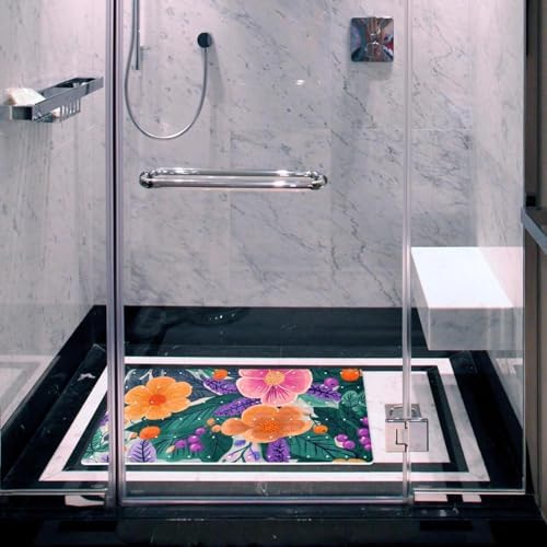 Non Slip Bathtub and Shower Mat 26.8x15.1 inch, Bath Mat - Image 6