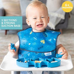 Bumkins Toddler and Baby Suction Plate, Silicone Grip Dish, Babies and Kids - Image 2