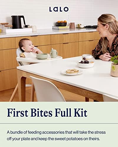 Lalo First Bites Full Kit, 6-Piece Non-Toxic Silicone Baby Feeding Set - Image 2