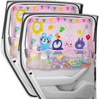 DIZA100 Car Sun Shade for Window Baby, 7 Suction Cups, Cute Patterns for by DIZA100