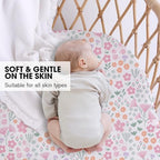 Little Grape Land Bassinet Sheets 3 Pack, Ultra Soft Baby Bassinet Fitted Sheets - Image 4