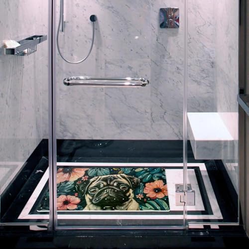 Bath Tub Shower Mat, Washable Bathtub Floor Mats, Suction Cups and Drain Holes - Image 5