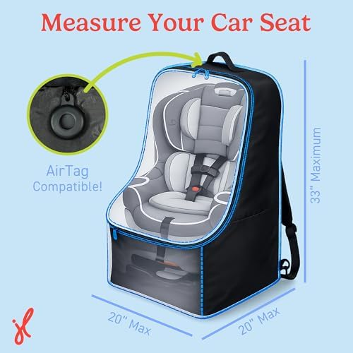 J.L. Childress Padded Backpack Car Seat Travel Bag - Image 3