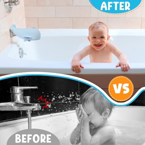 Bath Spout Cover, Baby Bathtub Faucet Cover, Universal Silicone Safety Guard - Image 2