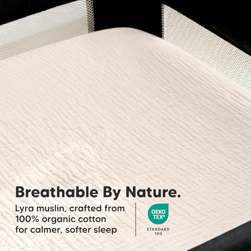 2-Pack Muslin Mini Crib Sheets for Boys, 38x26 Fitted Sheet - Image 4