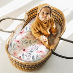 Yoofoss 3-Pack Bassinet Sheets for Girls Universal Fit - Image 2