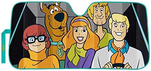 Plasticolor 003951R01 Warner Bros. Scooby-Doo Group Accordian Sunshade by Plasticolor