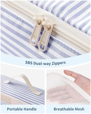Narwey 7 Set Striped Packing Cubes - Image 4