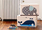3 Sprouts Large Toy Chest, Lid and Handles, Collapsible Bin - Image 3