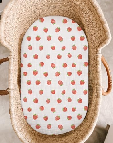 Muslin Bassinet Sheets 2 Pack - Image 2
