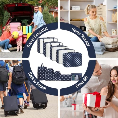Packing Cubes for Travel 10 Set Luggage Organizer Bags - Image 7