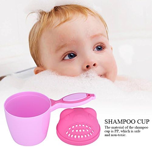 Zerodis Shampoo Cup, Baby Shampoo Cup Cute Kids Wash Hair Bathing Flusher Cup - Image 3