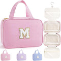 TOPEAST Travel Hanging Toiletry Bag, Personalized Initial Toiletry Pouch by TOPEAST