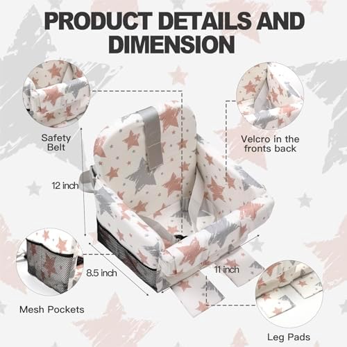 Shopping Cart Seat Cover for Baby, High Chair Cover for Restaurant Seat - Image 2