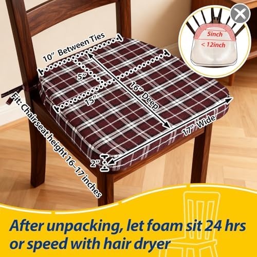 AAAAAcessories Chair Cushions for Dining Chairs - Image 2