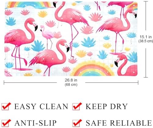 Shower Mat Bathtub Mat, 26.8x15.1 inch, Non-Slip Bath Mat - Image 4