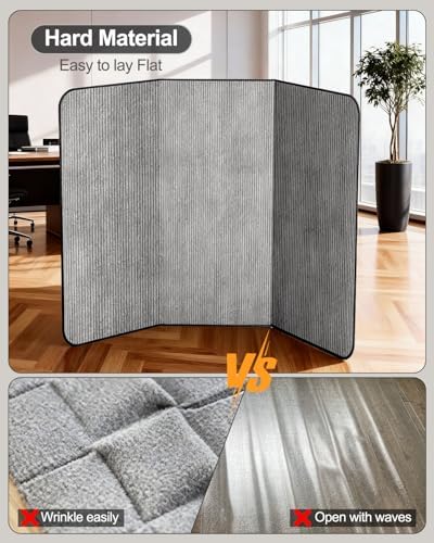 Blvornl Corduroy Office Chair Mat - Image 3
