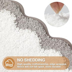 ORTIGIA Cute Scalloped Bathroom Rugs Set - Image 5
