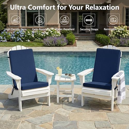 Adirondack Chair Cushions Set of 2 - Image 2