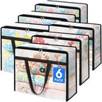 TasticTotes 6 Pack Clear Storage Bags by Unknown