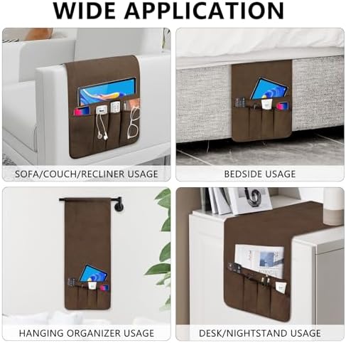 Remote Control Holder, Anti Slip Armchair Caddy Couch Caddy - Image 4