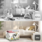 Farm Animals Storage Basket Collapsible Clothes Baby Nursery Hamper Large Book - Image 2