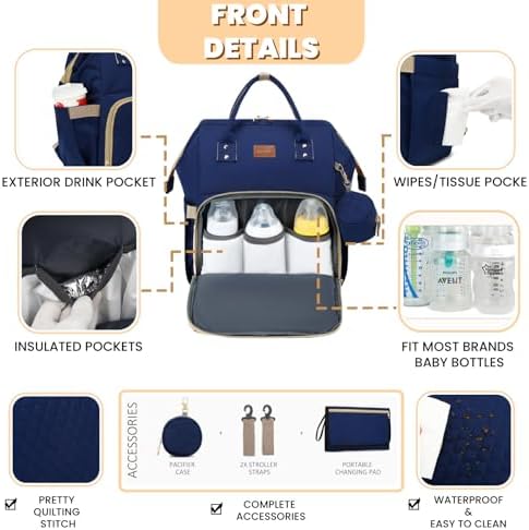 ROSEGIN Diaper Bag Backpack - Image 3