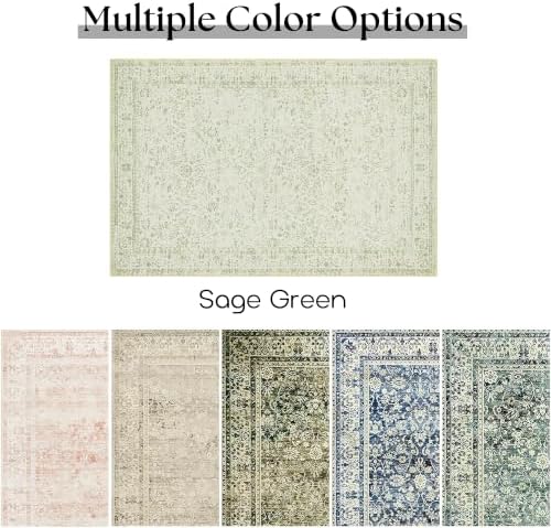 BILEEHOME Sage Large Rugs for Living Room 9 by 12 Area Rug - Image 6