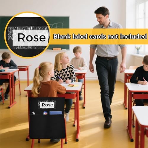 12 Pack Chair Pockets for Classrooms - Image 7