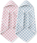 Yoofoss Hooded Baby Bath Towels 2 Pack 100% Muslin Organic Cotton by YOOFOSS