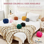 Uvvyui Knot Pillow Ball, Soft Home Decorative Pillows, Round Throw Pillow - Image 6