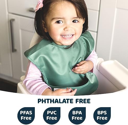 Tiny Twinkle Mess-Proof Baby Bibs - Image 2