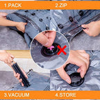 GONGSHI Vacuum Storage Bags for Clothing, Large & Medium - Image 4