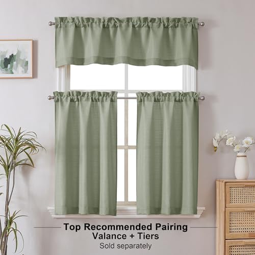 Chyhomenyc Light Green Short Curtain Valance - Image 2