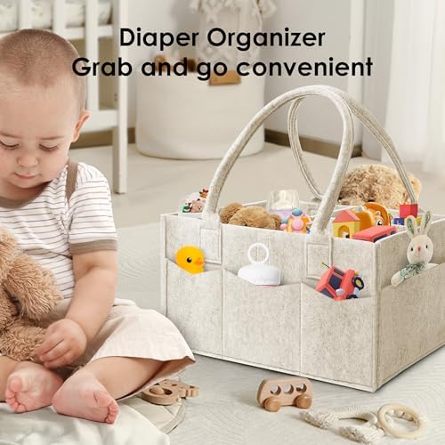 HIPHOP PANDA 2-Pack Diaper Caddy Organizer - Image 4