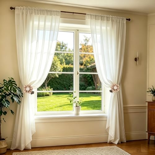 SRG Curtain Tiebacks for Curtains 2 Pack, Decorative Curtain Holdbacks for - Image 3