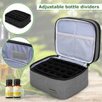 LUXJA Double-Layer Essential Oil Carrying Case Holds 30 Bottles - Image 4