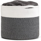 Goodpick Woven Blanket Basket Living Room, Toy Bin by Goodpick