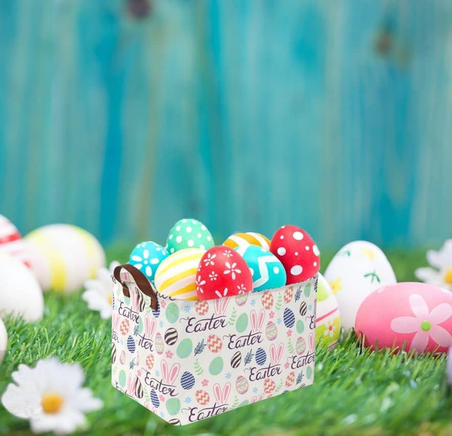 Sanjiaofeng Rectangular3Pack Easter baskets, Kids Easter Storage Bins - Image 7