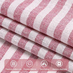 ASPMIZ Farmhouse Living Room Curtains Boho, Country Linen Curtains - Image 6