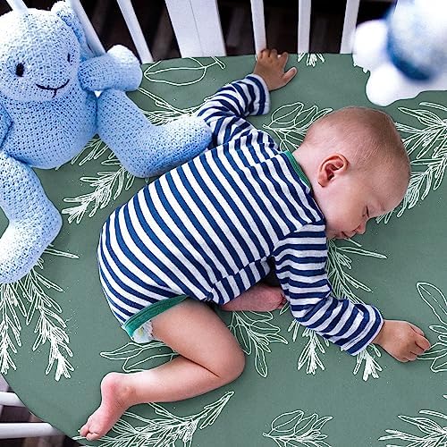 Bassinet Sheets for Baby Boy and Girl, Bassinet Sheet Neutral, Fit for Rectangle - Image 6