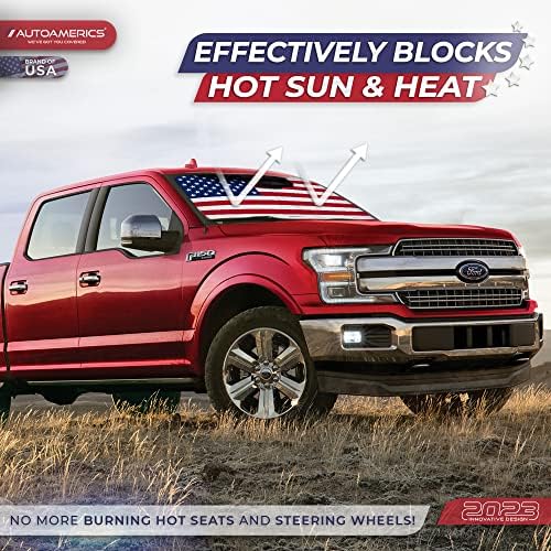Autoamerics Truck Windshield Sun Shade - Image 3