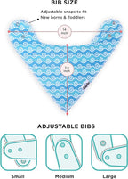 KiddyStar Premium Organic Cotton Bibs - Image 2