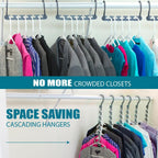Wonder Hanger Max Space Saving Closet Hangers, 360° Swivel - Image 6