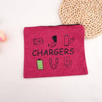 Chargers Electronic Accessories Storage Bag Travel Tech Organizer Pouch - Image 6